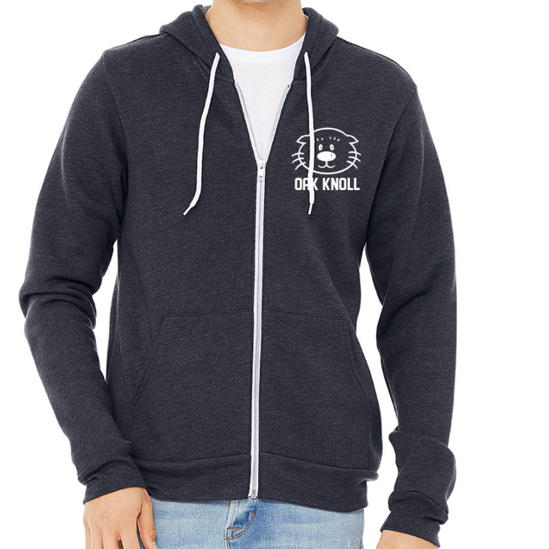 Unisex adult zip up hoodie (navy) Main Image